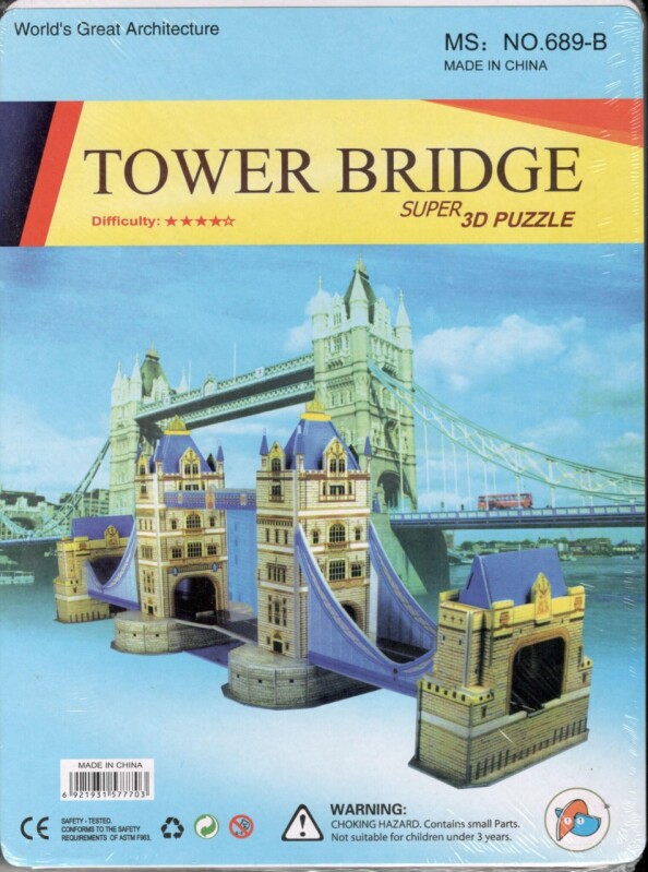 48100-15 3D puzzle BIG-TOWER BRIDGE